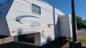 2004 White Jayco Jay Flight 28.5 RKS , located at 923 US HWY 87 E., Billings, MT, 59101, (406) 245-0456, 45.795788, -108.451881 - 2004 Jayco Jay flight 28.5 RKS. 28 1/2 ft fifth wheel with one slide, front queen walk around bed, rear kitchen, rear hitch, A/C, hot water, furnace, booth dinette and Jackknife couch both make into beds, could sleep 6. John at 406-208-0659 - Photo#0